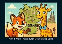 Produktbild: Finn & Nala - Reise durch Deutschland 2026 Fotokalender DIN A4