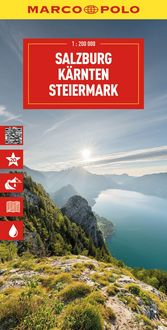 Produktbild: MARCO POLO Reisekarte &Ouml;sterreich 02 Salzburg, K&auml;rnten, Steiermark 1:200.000