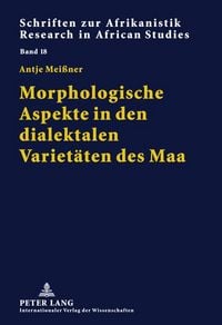 Produktbild: Morphologische Aspekte in den dialektalen Variet&auml;ten des Maa