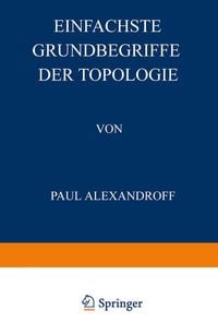 Produktbild: Einfachste Grundbegriffe der Topologie