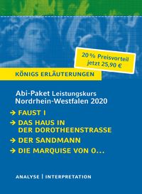 Bild vom Artikel Abitur-Paket Nordrhein-Westfalen 2020. Deutsch Leistungskurs - Königs Erläuterungen: vom Autor Johann Wolfgang Goethe