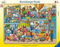 Bild vom Artikel Ravensburger 05664 - Tierischer Spielzeugladen, Rahmenpuzzle, 35 Teile vom Autor 