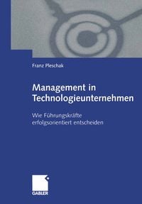 Produktbild: Management in Technologieunternehmen