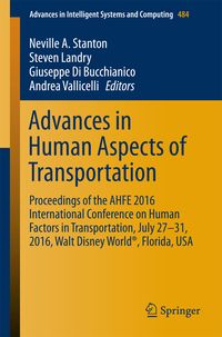 Produktbild: Advances in Human Aspects of Transportation