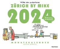 Produktbild: Z&uuml;rich by Mike, Monatskalender 2024