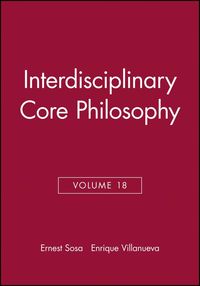 Produktbild: Interdisciplinary Core Philosophy, Volume 18