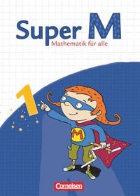 Produktbild: Super M - Mathematik f&uuml;r alle - Ausgabe Westliche Bundesl&auml;nder (au&szlig;er Bayern) - 2008 - 1. Schuljahr
