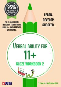 Produktbild: 11+ Tuition Guides: VERBAL ABILITY - Cloze Workbook 2