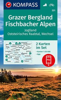 Bild vom Artikel KOMPASS Wanderkarten-Set 221 Grazer Bergland, Fischbacher Alpen (2 Karten) 1:50.000 vom Autor Kompass-Karten GmbH