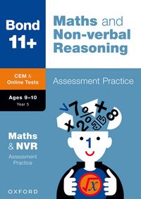 Produktbild: Bond 11+ CEM Maths & Non-verbal Reasoning Assessment Practice 9-10 Years (for Cambridge Select Insight)