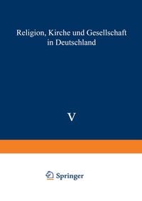Produktbild: Religion, Kirche und Gesellschaft in Deutschland