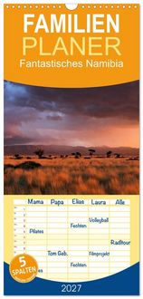 Produktbild: Familienplaner 2027 - Fantastisches Namibia mit 5 Spalten (Wandkalender, 21 x 45 cm) CALVENDO