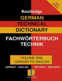 Bild vom Artikel German Technical Dictionary (Volume 1) vom Autor 