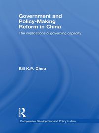 Produktbild: Government and Policy-Making Reform in China