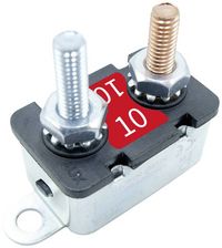 Produktbild: PARTS PTT C001-102-0111C2T310 Sicherungsautomat 10 A, 5 A, 2.4A Silber, Rot 1St.