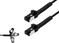 Produktbild: BKL Electronic 144012 RJ45 Patchkabel CAT 8.1 U/FTP 1.5m Schwarz 1St.