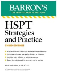 Produktbild: HSPT Strategies and Practice, Third Edition: Prep Book with 4 Practice Tests + Comprehensive Review + Practice + Strategies (Barron's Test Prep)