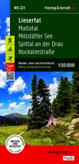 Produktbild: Liesertal, Wander-, Rad- und Freizeitkarte 1:50.000, freytag & berndt, WK 221