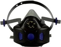 Produktbild: 3M HF-801SD Atemschutz Halbmaske ohne Filter Gr&ouml;&szlig;e: S EN 140 DIN 140