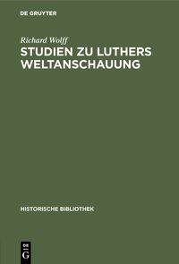 Produktbild: Studien zu Luthers Weltanschauung