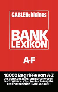 Produktbild: Gablers Kleines Bank Lexikon