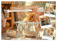 Produktbild: Hamsti Haushalt - Ordnung mit Pfiff und Flausch (Tischkalender 2026 DIN A5 quer), CALVENDO Monatskalender