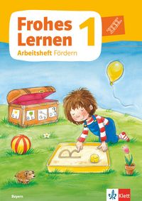 Produktbild: Frohes Lernen 1. Arbeitsheft F&ouml;rdern Klasse 1. Ausgabe Bayern ab 2021