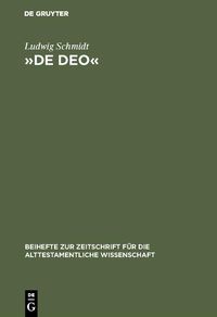 Produktbild: &raquo;De Deo&laquo;