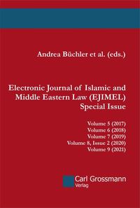 Bild vom Artikel Electronic Journal of Islamic and Middle Eastern Law (EJIMEL) - Special Issue vom Autor 