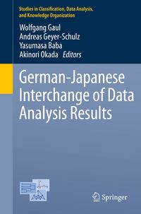 Produktbild: German-Japanese Interchange of Data Analysis Results