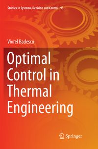 Produktbild: Optimal Control in Thermal Engineering