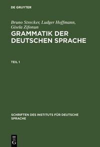 Bild vom Artikel Grammatik der deutschen Sprache vom Autor Gisela Zifonun
