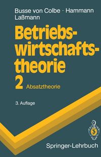 Produktbild: Betriebswirtschaftstheorie