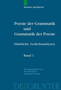 Produktbild: Poesie der Grammatik und Grammatik der Poesie