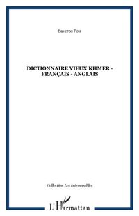 Produktbild: Dictionnaire vieux khmer-francais-anglai