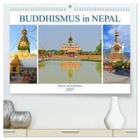Produktbild: BUDDHISMUS in NEPAL (hochwertiger Premium Wandkalender 2027 DIN A2 quer), Kunstdruck in Hochglanz