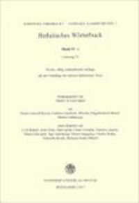 Produktbild: Hethitisches W&ouml;rterbuch Bd. 4 I: Lieferung 25