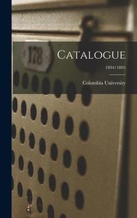 Produktbild: Catalogue; 1894/1895