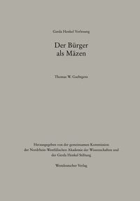 Produktbild: Der B&uuml;rger als M&auml;zen
