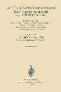 Produktbild: Die Pathogenese des Diabetes Mellitus