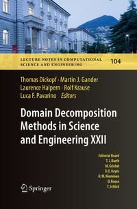 Produktbild: Domain Decomposition Methods in Science and Engineering XXII