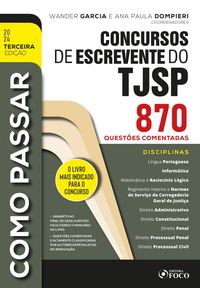 Produktbild: Como Passar em Concursos de Escrevente do TJSP