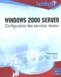 Produktbild: Windows 2000 Server: Configuration des services r&eacute;seau