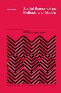 Produktbild: Spatial Econometrics: Methods and Models