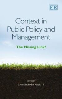 Produktbild: Context in Public Policy and Management