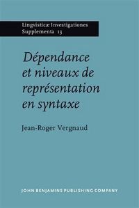 Produktbild: D&eacute;pendance et niveaux de repr&eacute;sentation en syntaxe