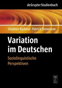 Bild vom Artikel Variation im Deutschen vom Autor Stephen Barbour