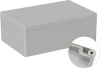 Produktbild: TRU COMPONENTS TC-9065688 Industrie-Geh&auml;use 240.3 x 160.3 x 90 ABS Lichtgrau (RAL 7035) 1 St.