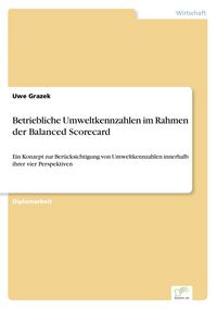 Produktbild: Betriebliche Umweltkennzahlen im Rahmen der Balanced Scorecard