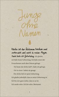 Produktbild: Junge ohne Namen
